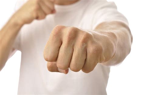fist punch stock image image of white fist hand clench 25409019