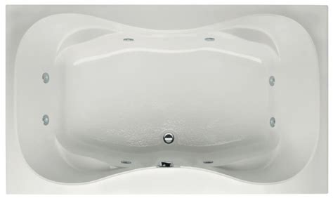 In the past, whirlpool tubs required more space than a standard tub, but today some whirlpool models are manufactured to fit into a standard tub space, giving homeowners an option to upgrade. Hydro Systems Evansport Bathtub | Soaking, Air or ...