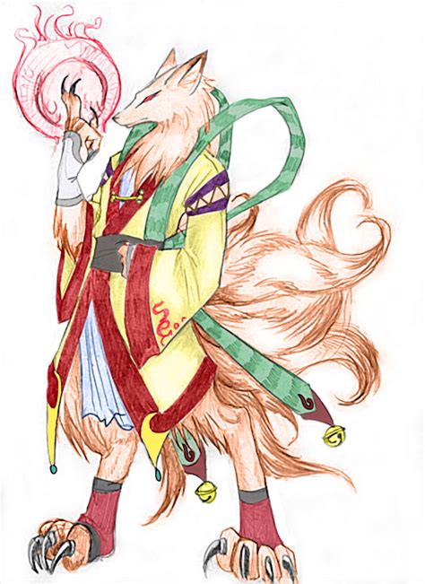 Nine Tailed Fox Human Form By Lordserion On Deviantart