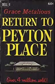 Uncovering the secrets of a small town was unheard of back in the 50's. Return to Peyton Place: Grace Metalious: Amazon.com: Books