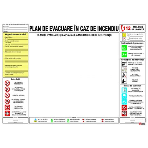 Indicator Plan De Evacuare Original Sidra