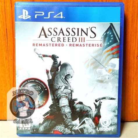 Cd Assassins Creed Iii Remastered Ps Cassette Assassins Creed