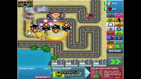 Bloons Tower Defense 4 Track 1 Easy Level 1 132 No Misses Youtube