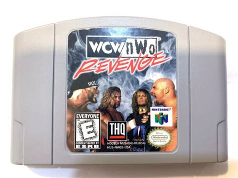 Wcwnwo Revenge N64 Nintendo 64 Original Game Tested Working