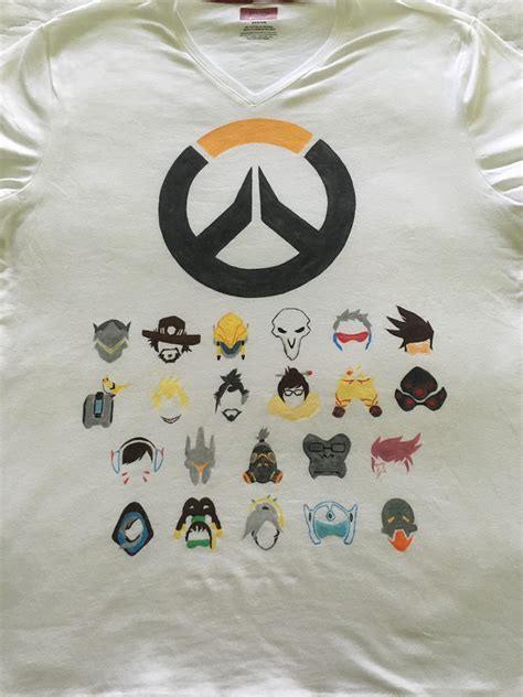 I Painted An Overwatch T Shirt Roverwatch