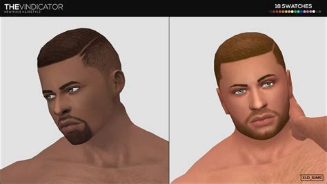 Simsworkshop The Vindicator 10 Hair By Xldsims Sims 4 Hairs Sims