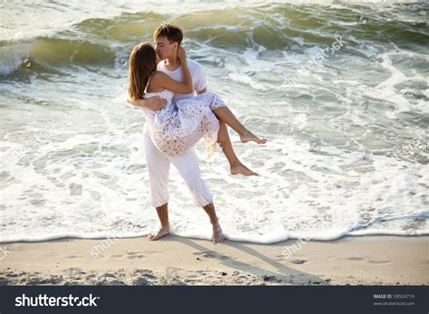 Couple Kissing Sunrise Stock Photo Shutterstock