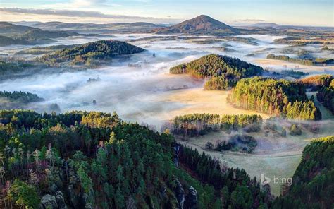 Bohemian Switzerland National Park Sits On The