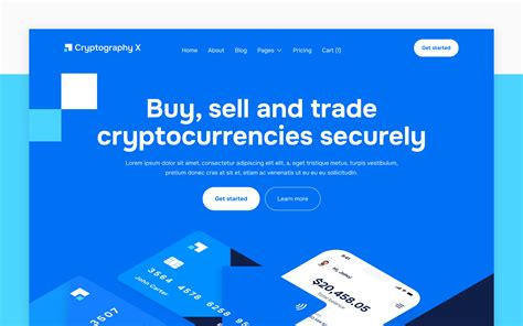 Crypto Webflow Template Cryptography X Brix Templates