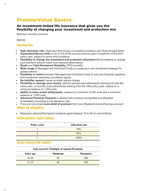 Simplified info on benefits and how to apply. Premier Value Savers | Fixed Income | Securities (Finance)