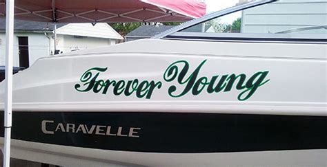 We will soon be making it even easier by allowing you to enter your boat name and see immediately how your lettering will look! Boat Lettering - Custom Vinyl Lettering - Do It Yourself Lettering
