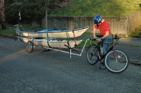 Boreno Try How To Make A Bike Kayak Trailer
