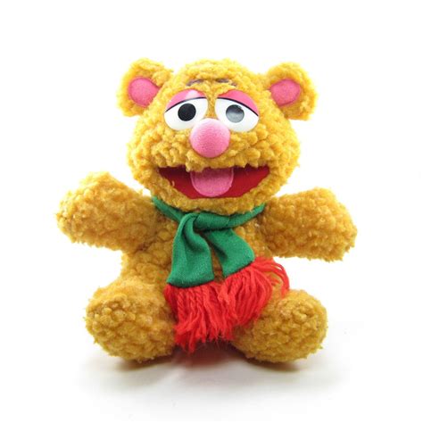 Baby Fozzie Bear Plush Muppet Babies Christmas Vintage Mcdonalds Happy