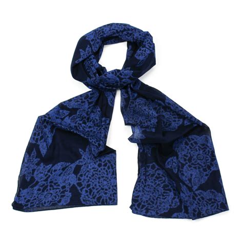 Adra Blue Organic Cotton Scarves Scarves