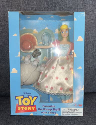 Disneys 1995 Toy Story Poseable Bo Peep With Her Sheep Thinkway Toys Vintage 64442628925 Ebay