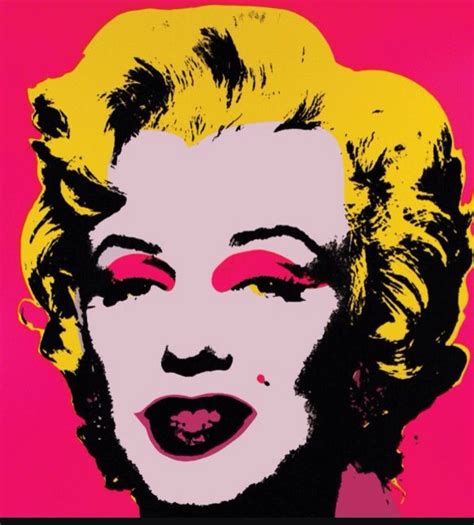 Pop Art Painting Created By Andy Warhol Of Marilyn Monroe She Was A