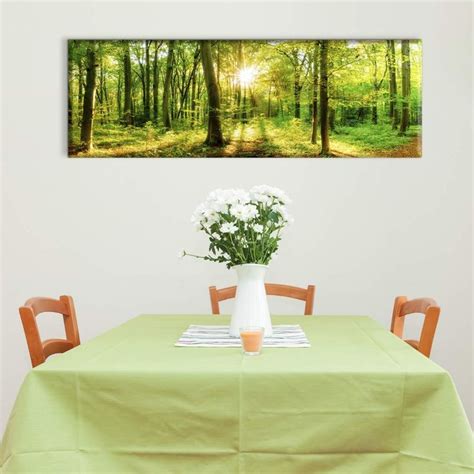 Leinwand bild er xxl pop art tiger tigerkopf katze abstrakt bunt wand poster. decomonkey Bilder Wald 150x50 cm XXL 1 Teilig ...