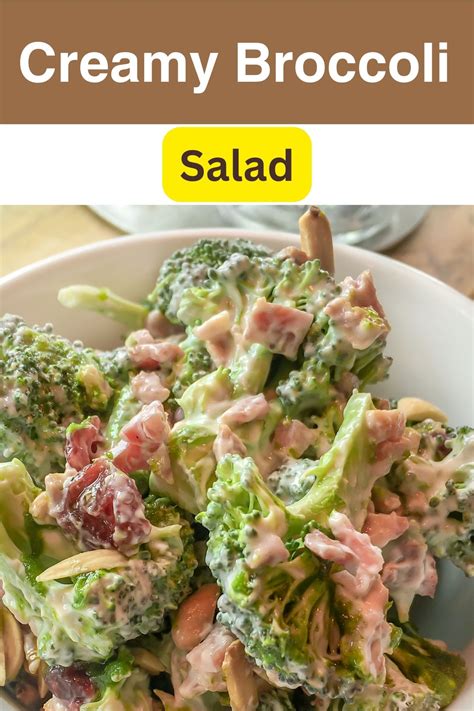 Creamy Broccoli Salad The Delish Recipe