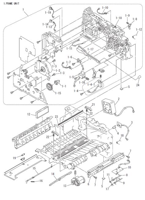 Brother Mfc 7420 Parts List And Illustrated Parts Diagrams