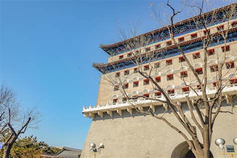 Zhengyang Gate Jianlou At Qianmen Streetqianmen Street Is Famous