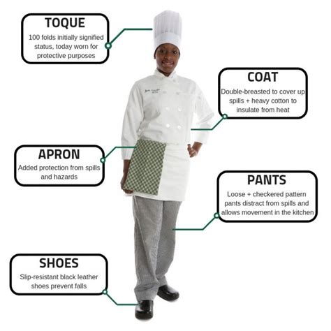 History Anatomy Chefs Uniform Infographic Chef Uniform Chef Coat