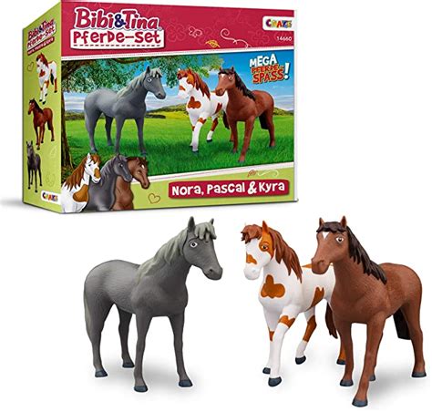 Craze Bibi And Tina Spielfiguren Pferdeset 3er Set Pferde Zum Sammeln Und