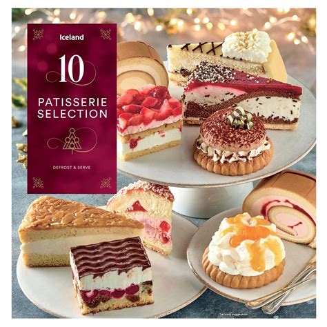 Iceland 10 Patisserie Selection 800g Luxury Desserts Iceland Foods