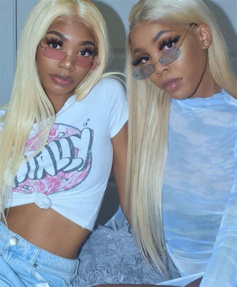 Baddest Sisters Nydollasign And Sydollasign Baddiepins123♡ Pretty Black Girls Sisters