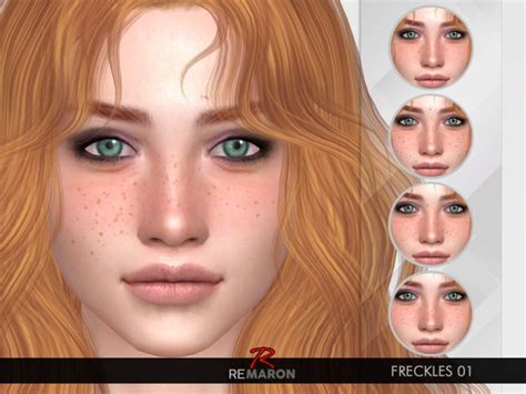Freckles 01 For Both Gender By Remaron At Tsr Sims 4 Updates