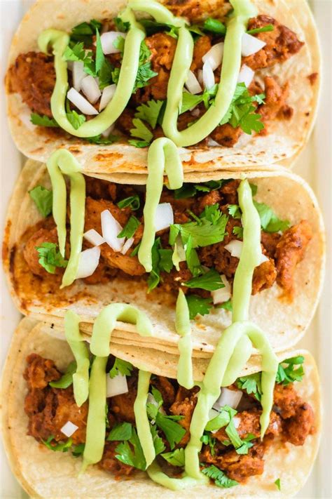 Vegan Tinga Tacos Recipe Vegan Mexican Recipes Recipes