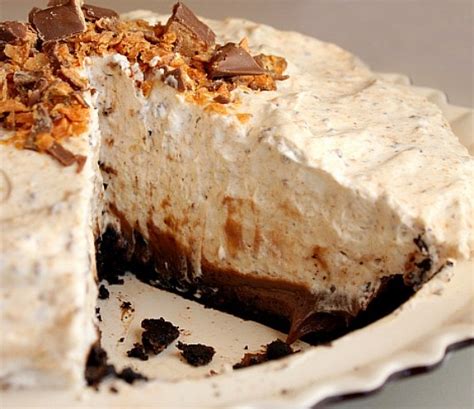 Butterfinger candy bars, chopped fine 1/2 gal. Butterfinger Pie Recipe