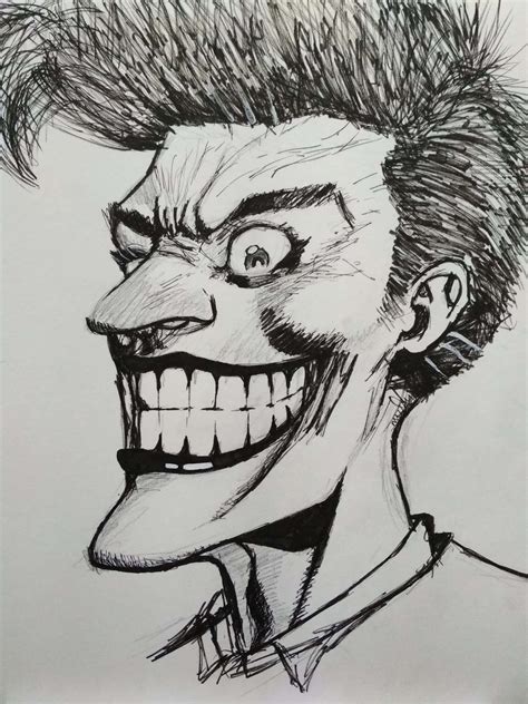 Flamin Darwin 10 Best For Drawing Joker Black And White