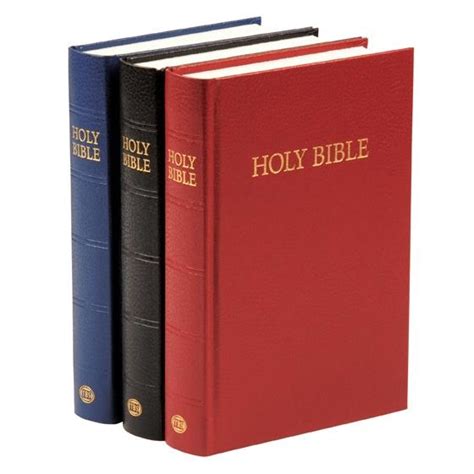 Kjv Bible Black Hardback Reading Plan Concordance Presentation