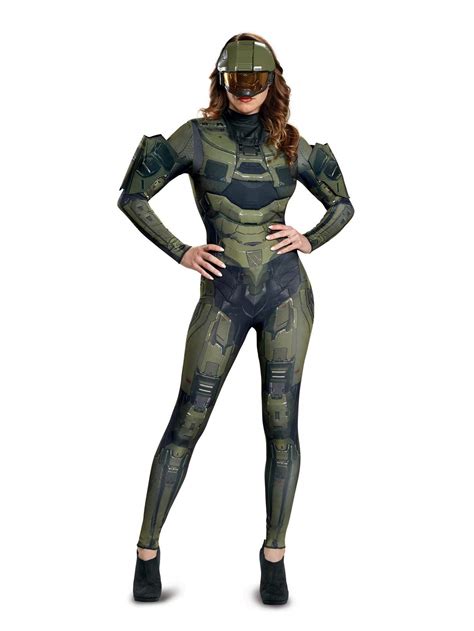 Disguise Womens Master Chief Adult Female Deluxe Costume Funtober