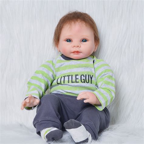 22 Inch Fashion Newborn Doll Full Silicone Body Lifelike Reborn Baby