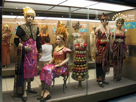 Traditional Costume Of Indonesia Ethnic Groups With Their Own