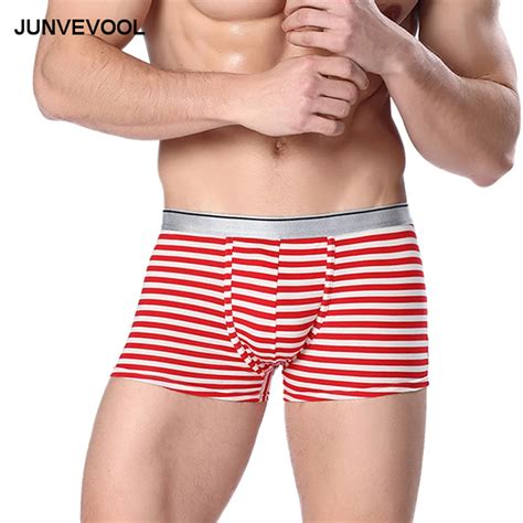 Buy Panties For Man Casual Underwear Comfortable Underpants Sexy Striped Boxer