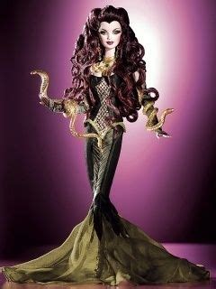 Nrfb Barbie Medusa St Greek Goddess Fantasy Series Gold Label W Shipper Box Barbie Dolls