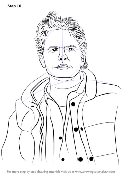 How to draw wrestling people. Learn How to Draw Marty McFly (Characters) Step by Step ...