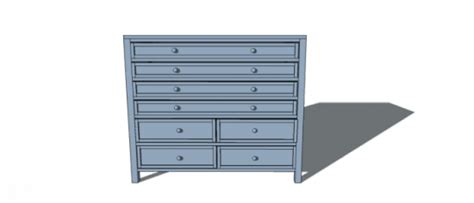 Free Woodworking Plans For Building A Martha Stewart Inspired 8 Drawer