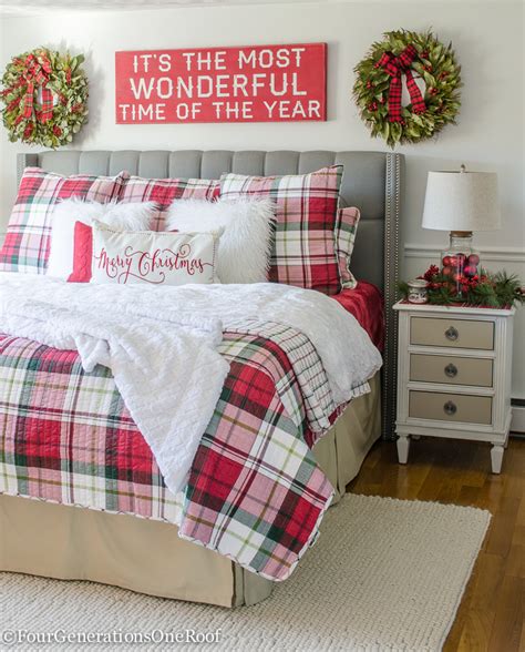Buy Our Christmas Plaid Bedding Look Now Four Generations One Roof