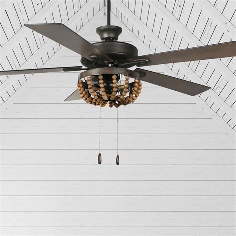 Outdoor ceiling fans should keep your outdoor space cool and breezy. Bungalow Rose 52'' 5 -Blade Outdoor Standard Ceiling Fan ...