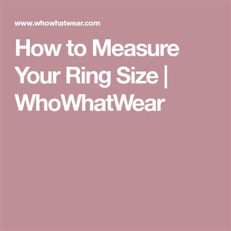 How To Find Your Ring Size In 3 Easy Steps Ring Size How To Measure