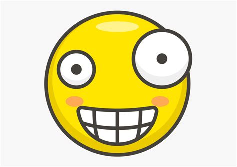Crazy Face Emoji Clipart Png Download Emoji Crazy Free