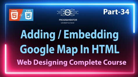 How To Add Google Map In Html Website How To Embed Google Map In Html Hindi Urdu Youtube