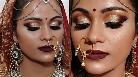 Simple Indian Bridal Makeup Tips For Dark Skin Please Follow This Pin Real Bridal Makeup