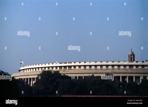 Delhi India Parliament House Stock Photo Alamy