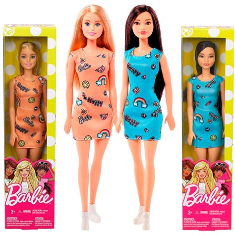 Nueva Barbie Básica Vestido Azul O Melón Opción A Shop