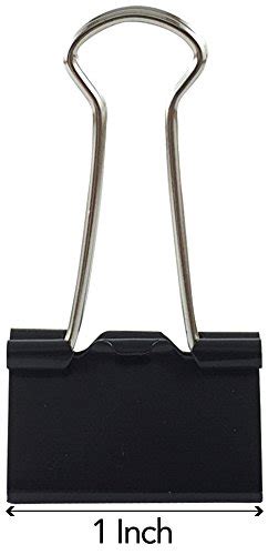 Clipco Binder Clips Small 1 Inch Black 144 Pack Pricepulse