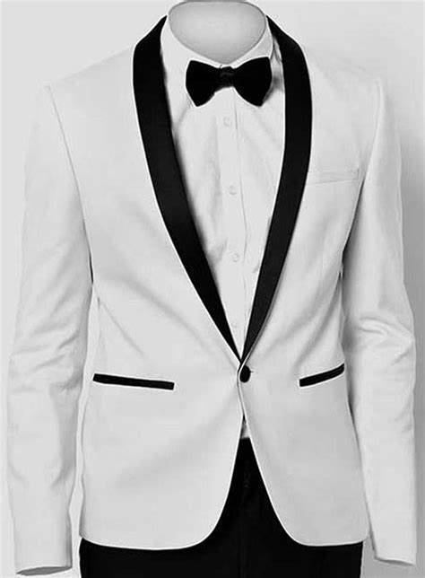If so, contact them and get a list of what measurements they want (will probably be in inches) and. White Tuxedo Jacket : StudioSuits: Made To Measure Custom ...